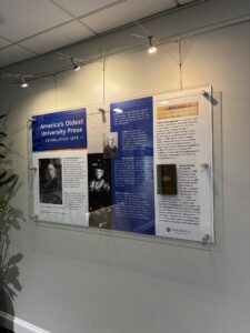 Acrylic Signage for JHU Press